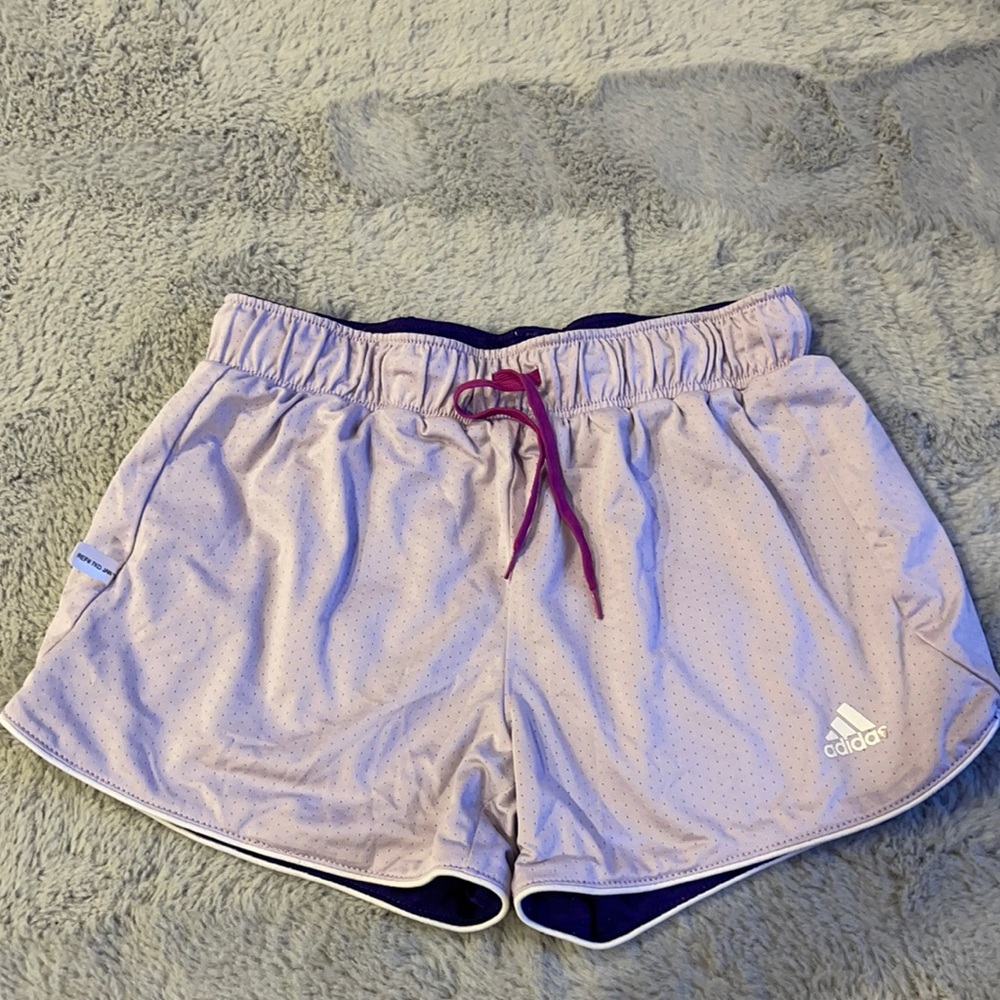 Reversible Adidas running shorts